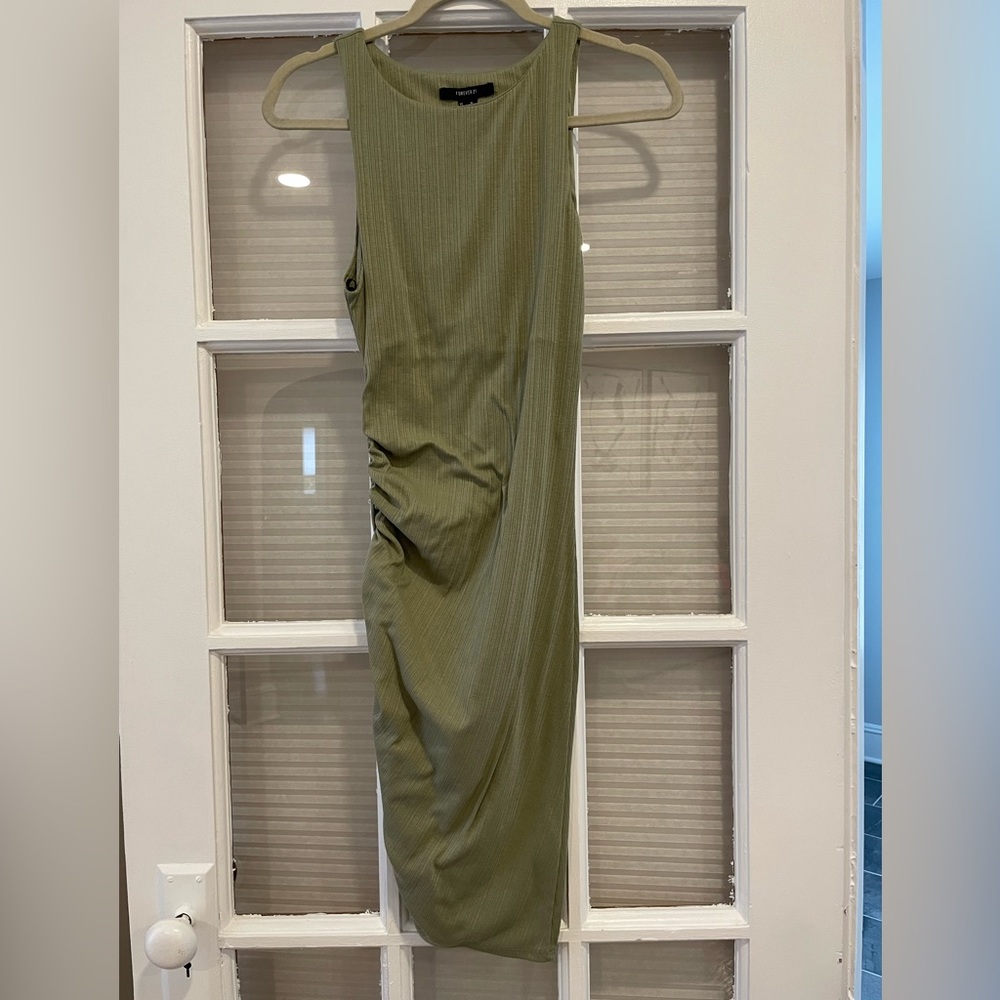 Forever 21- side cinched midi dress